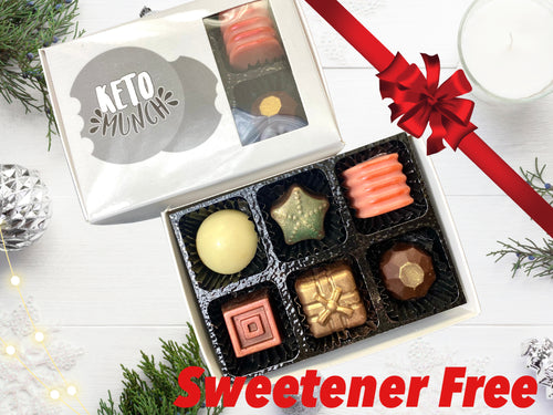 Keto No Added Sugar Christmas Chocolates SWEETENER FREE