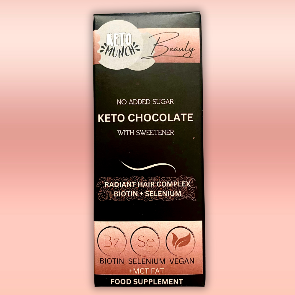 Keto Munch BEAUTY - Hair Complex Keto Chocolate Bar 40g