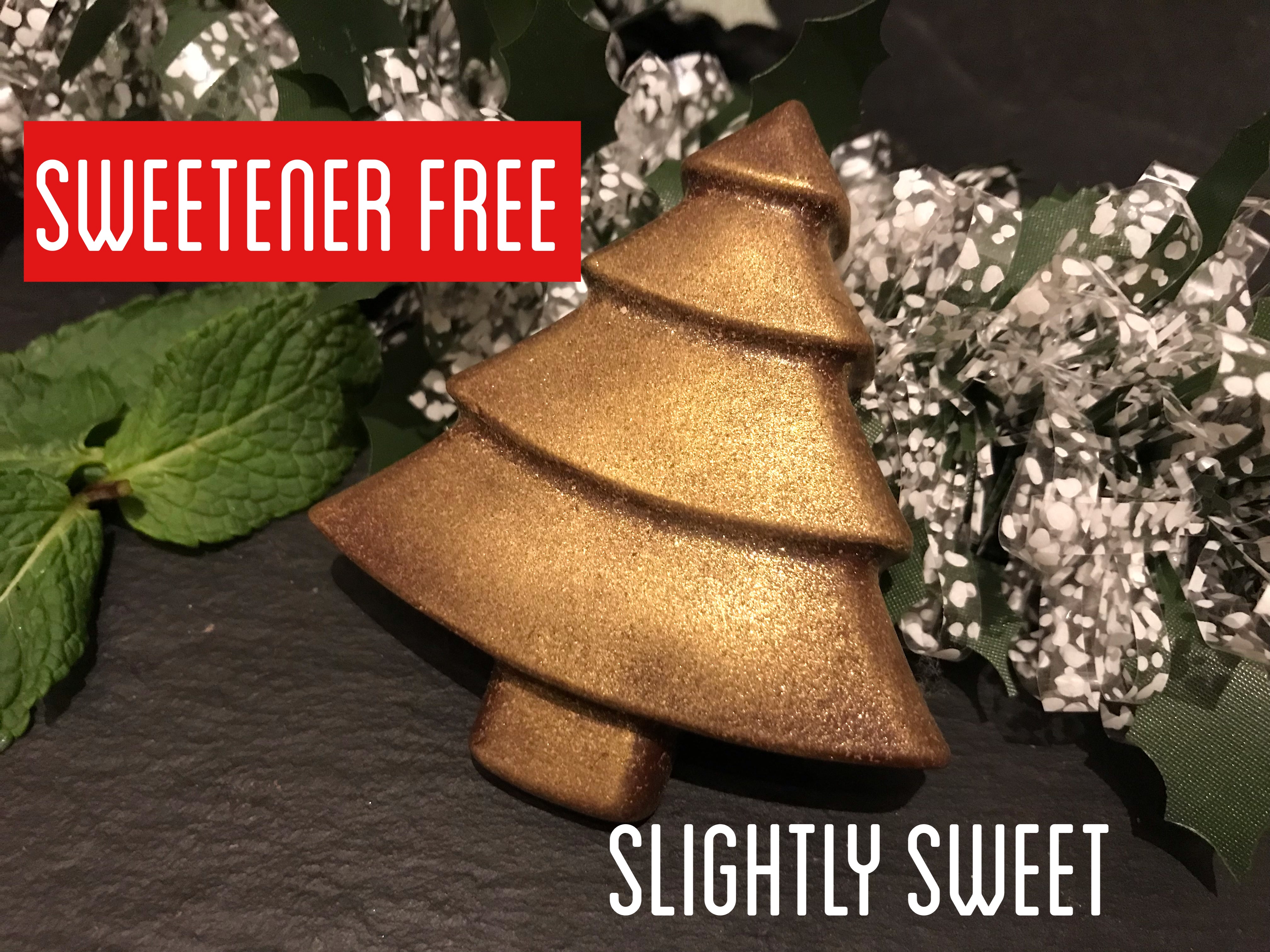 Keto Sweetener Free No Added Sugar Cream Mint Chocolate Christmas Tree