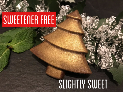 Keto Sweetener Free No Added Sugar Cream Mint Chocolate Christmas Tree
