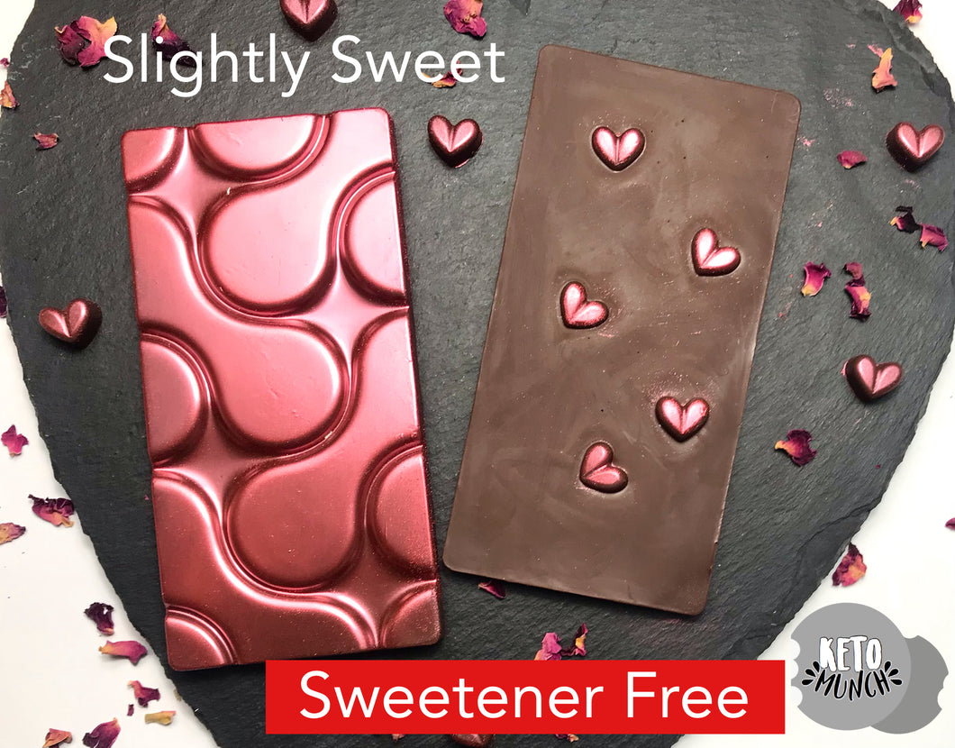 Keto Munch Cream Keto Chocolate Bar Valentines Edition SWEETENER FREE